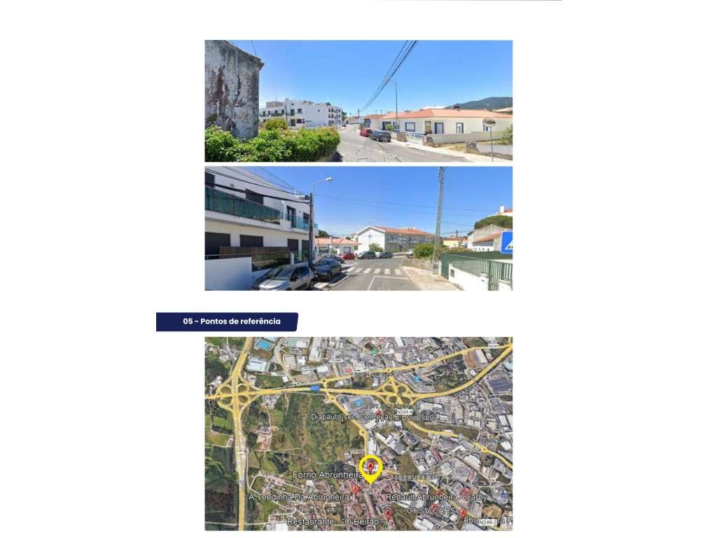 Terreno c/ Prédio - Abrunheira/Sintra - Total 712 m2 - Grande imagem: 3/3