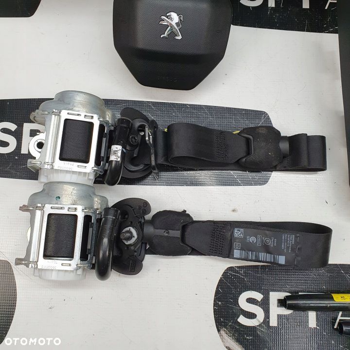 PEUGEOT 3008 5008 DESKA ROZDZIELCZA KONSOLA KOKPIT PULPIT PODUSZKI AIRBAG AIR BAG PASY KIT SET - 8
