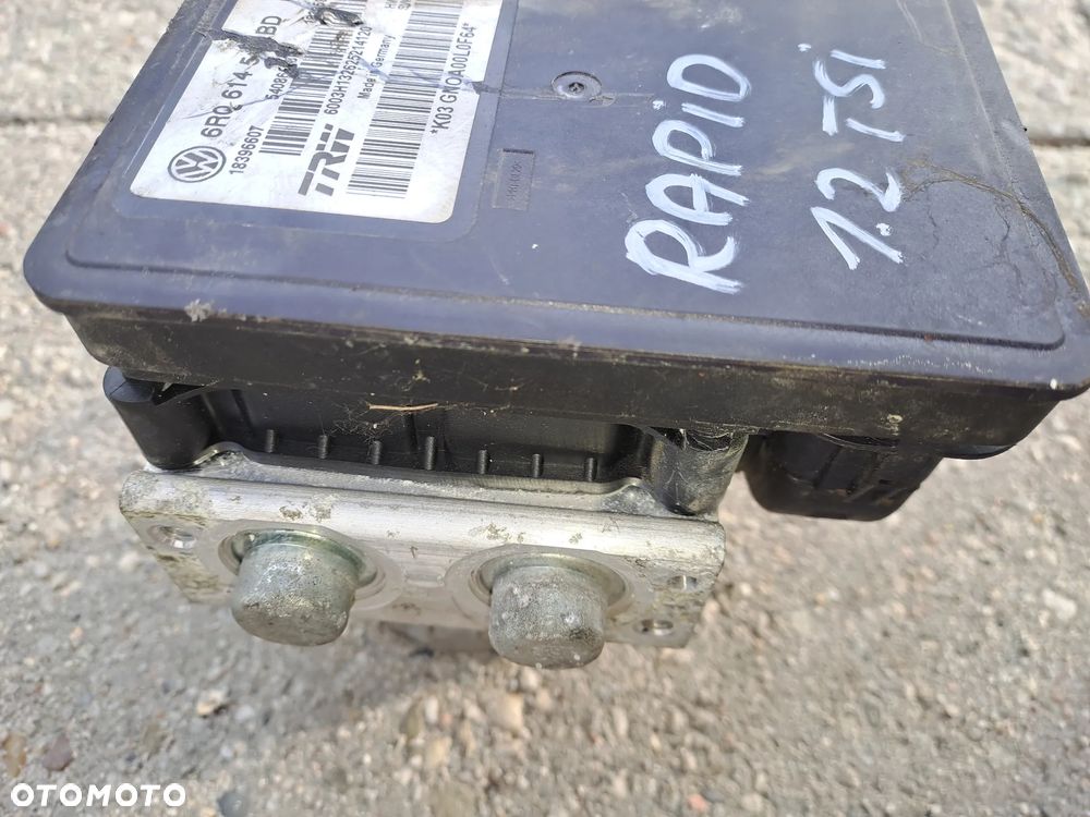 Skoda Rapid pompa sterownik abs 6R0614517BD plus wtyczka z wiązką - 3