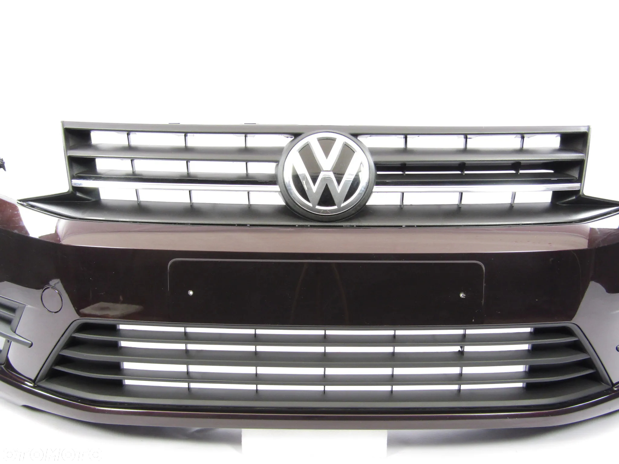 Zderzak przedni VW Caddy LIfe 15 - 20 Bez otworów Lakier LL4U - 7