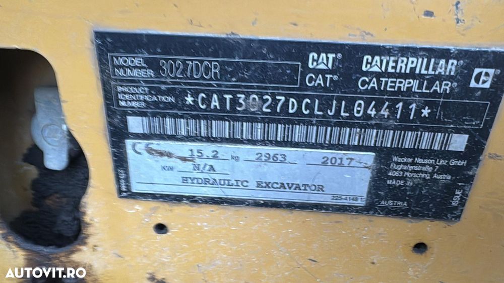 Caterpillar 302.7 - 8