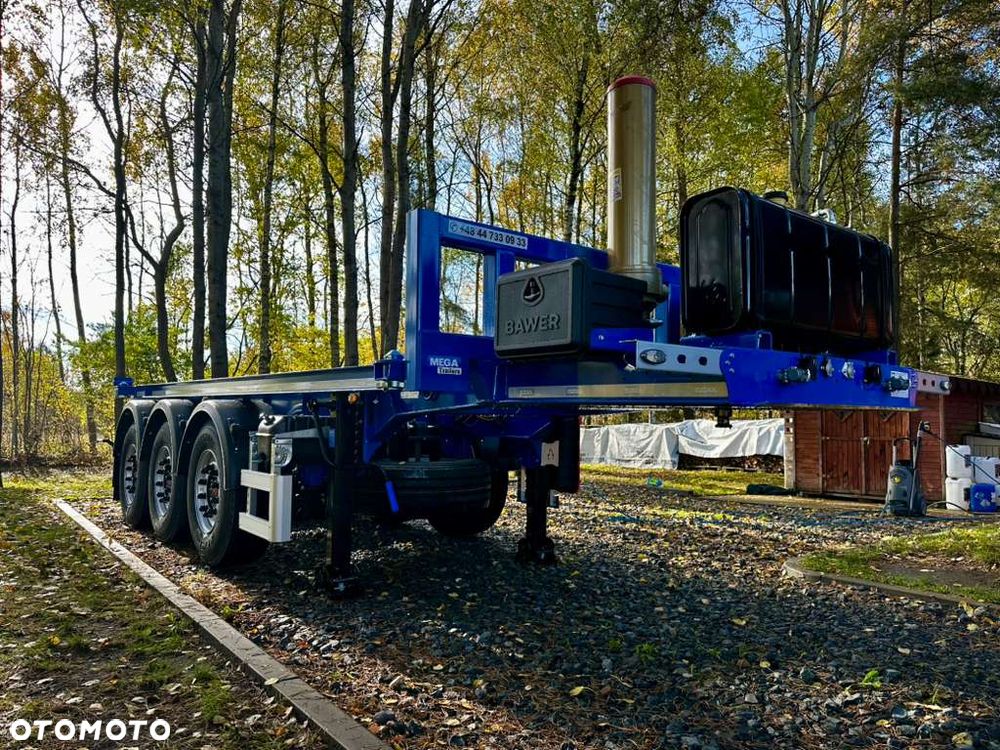 Inny MEGA TRAILERS - naczepa do przewozu kontenerów z wywrotem! z własną hydrauliką wywrotu! - 14