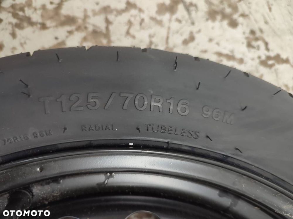 KOŁO DOJAZDOWE 16 125/70 5X108 63,3 - 250.00 PLN - - 2