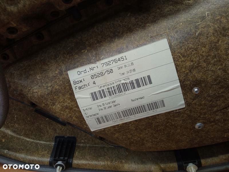BOCZEK DRZWI PRAWY TYLNY BMW SERIA 5 E61 LIFT - 5