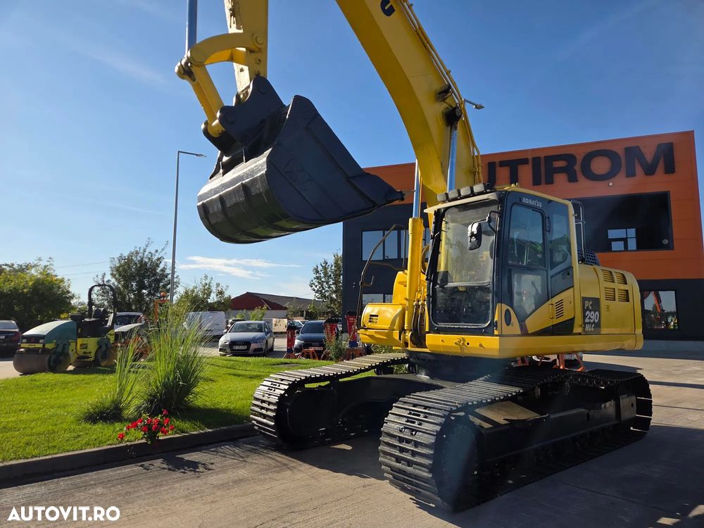 Komatsu PC290 NLC, 2016, 14.490h, 30 tone, cupa 1,5mc dinti noi, latime 3m, inst picon pe brate, aer conditionat, lant 80% ok, STARE BUNA-PROMOTIE 41.900 EUR+Tva - 2