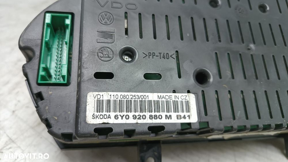 Ceasuri bord 6y0920880m Skoda Fabia 6Y (facelift) - 3