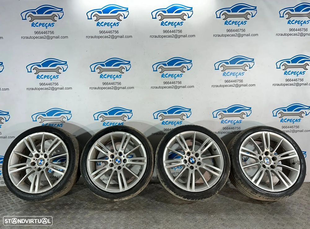 .Conjunto Jantes 18 Originais Pack M Style 193 BMW Serie 3 E90 Carro E91 Carrinha E92 Coupe E93 Cabrio 8J 8.5J ET34 ET37 5x120 - 2
