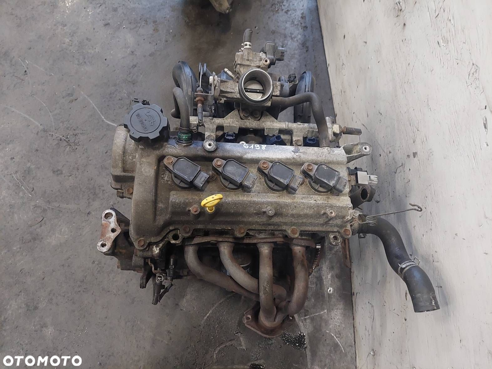 SILNIK BENZYNOWY SŁUPEK TOYOTA YARIS I 1.0 16V 1SZ-FE - 5