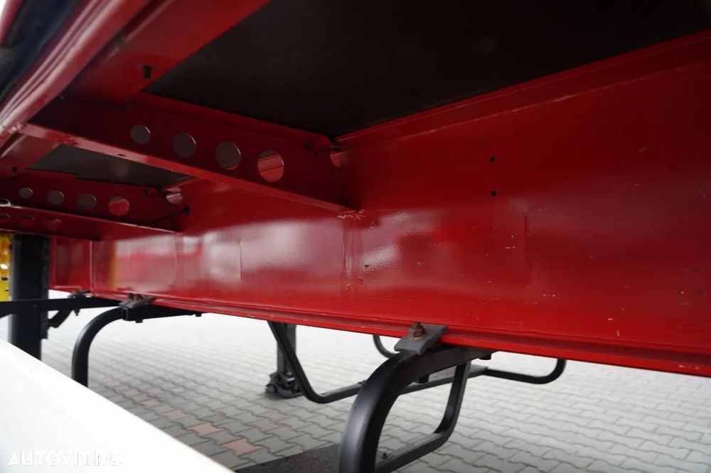 Wielton CORTINĂ STANDARD / REMORCA DIN OȚEL - 9 M / AXĂ RIDICATĂ / SAF - 23
