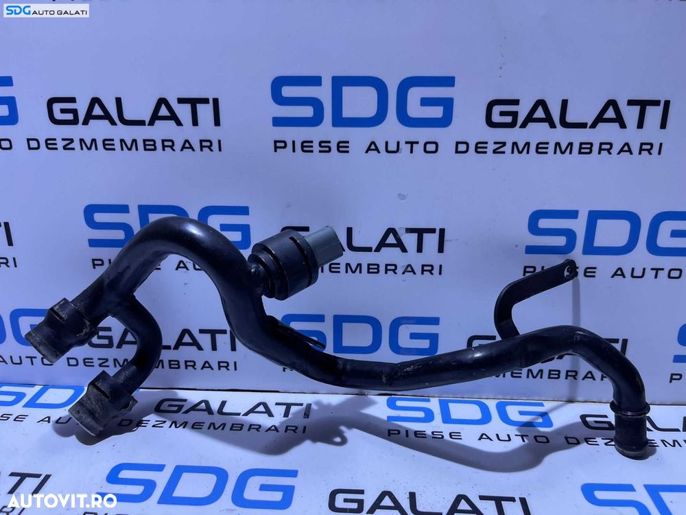 Teava Conducta Apa cu Senzor Temperatura Audi A6 C6 2.7 TDI BPP BSG 2005 - 2011 Cod 059121065AH [S0095] - 1