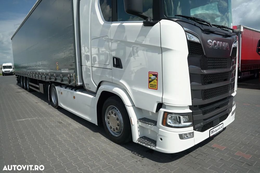 Scania S 530 / V8 / RETARDER / MEGA KIT / PLATĂ JOSĂ + KRONE / PUNTE RIDICATĂ / SAF - 6