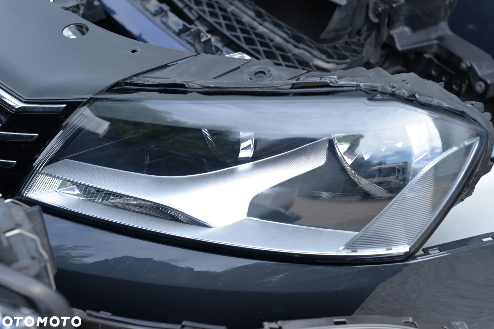 MASKA ZDERZAK GRILL BŁOTNIK LAMPA H7 XENON PAS BELKA VW PASSAT B7 2010-2015 - 10