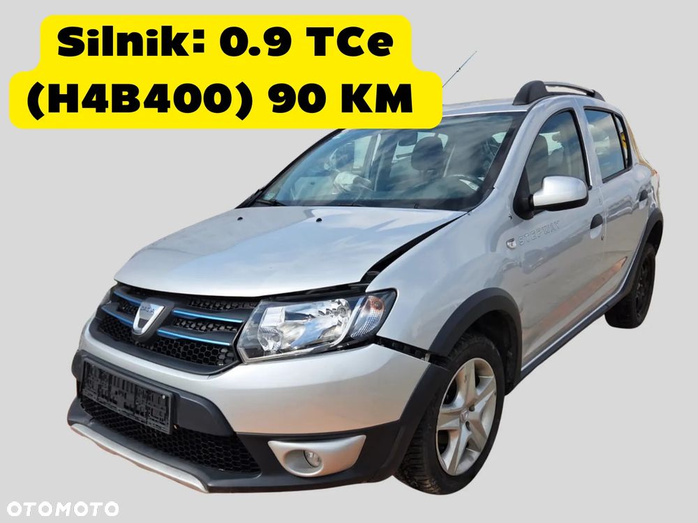 Dacia Sandero II Stepway 2015 Silnik 0.9 TCe (H4B400) 90 KM (66 kW) TED69 Na części silnik, drzwi, klapa bagażnika, zderzak, lampa - 2