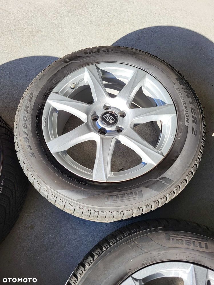 [k80] Koła zimowe 18 Cali 5x112 Pirelli 235/60/18 6mm 22r - 3