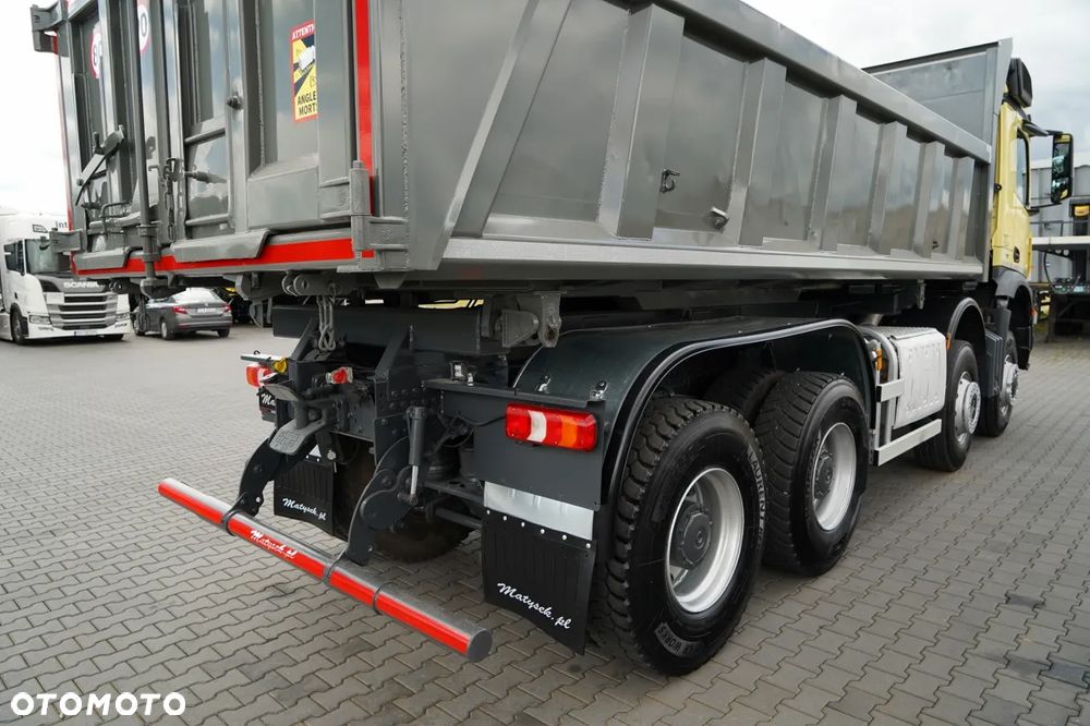 Mercedes-Benz AROCS 4148 / 8x6 / WYWROTKA DWUSTRONNA / HYDROBURTA / HYDROKLAPA / 2016 / SPROWADZONY - 19