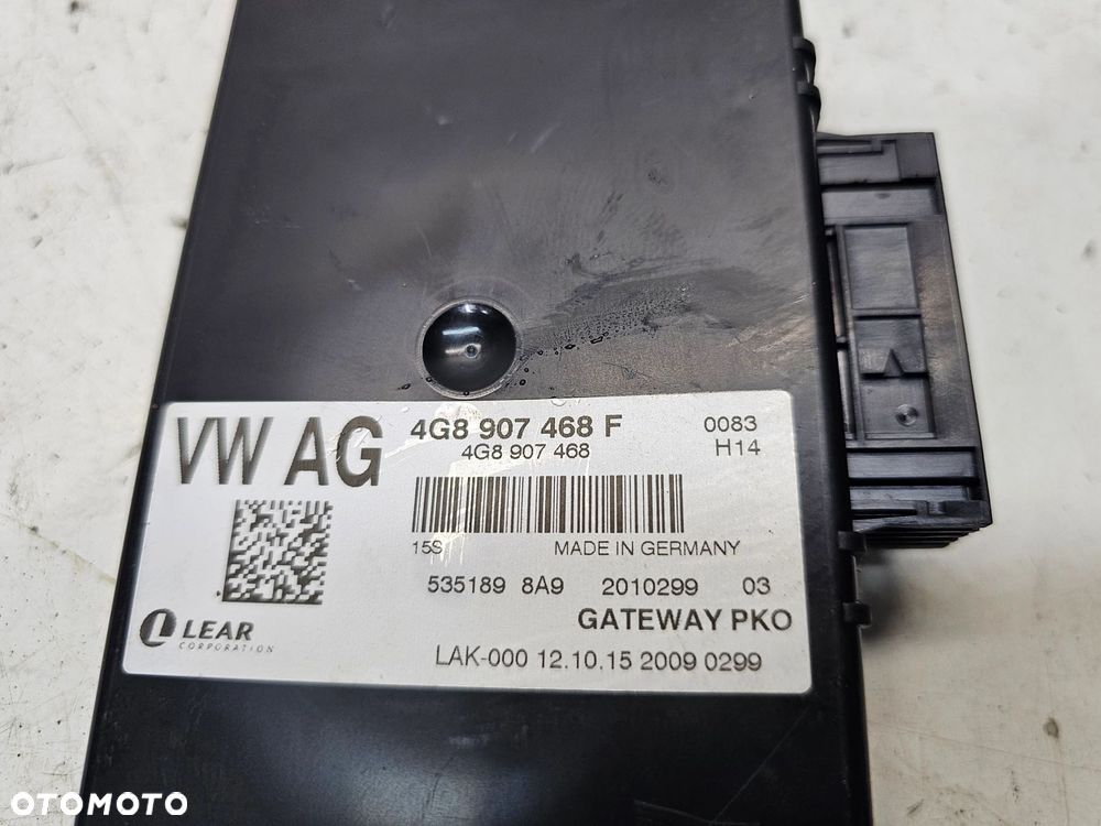 MODUŁ STEROWNIK GATEWAY AUDI A6 C7 A7 4G9907468F - 4