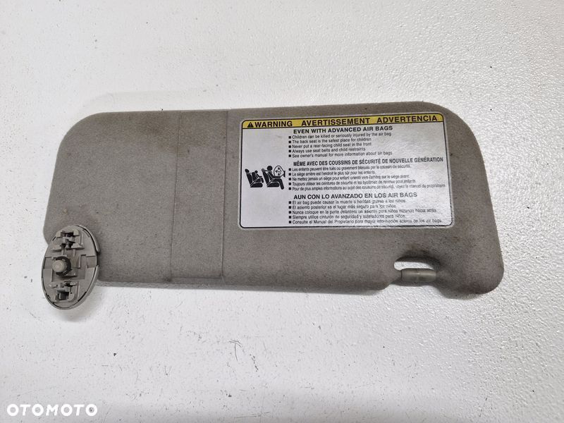 toyota matrix 2 ii e140 osłona przeciwsłoneczna lewa daszek słonecznik lewy - 4