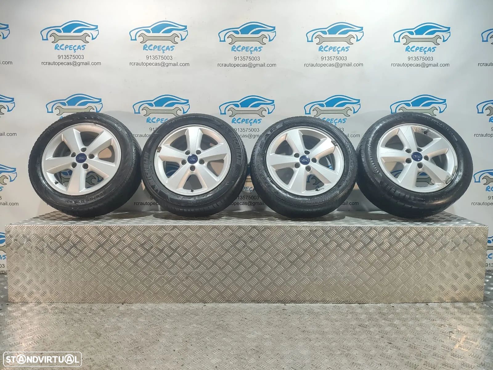 Jantes 16 Originais Ford Focus Mk2 II 2 6,5J ET52,5 5x108 - 1