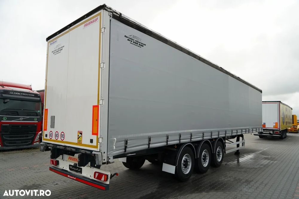 Fruehauf / CORTINĂ / STANDARD / LIFT 2.000 kg / BALCĂ PODEA PUTERNICĂ / AXE SAF - 9