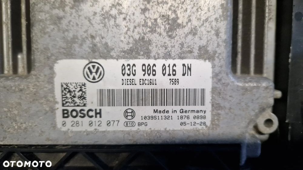 VOLKSWAGEN GOLF PLUS 2.0 TDI ZESTAW STARTOWY 03G906016DN - 2