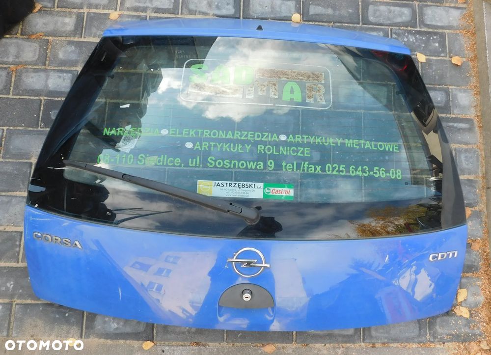 klapa tylna tył szyba OPEL CORSA C - 1