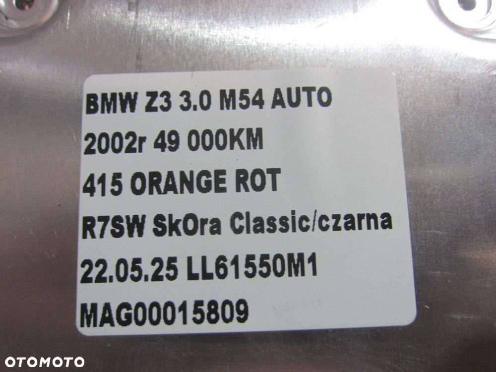 BMW Z3 E36 M54B30 EGS KOMPUTER MODUŁ STEROWNIK SKRZYNI BIEGÓW 24607521759 - 6