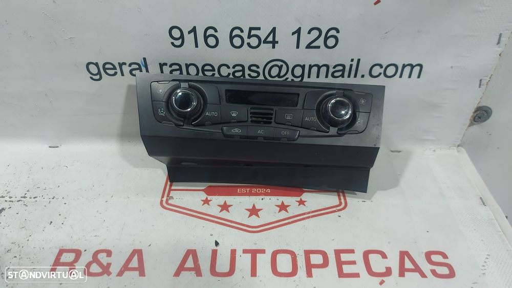 Comando Sofagem Climatronic Audi A4 B8 8T2820043S Original - 1