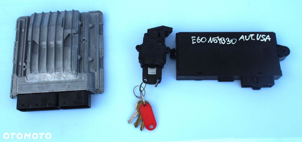 ZESTAW STARTOWY KOMPUTER MODUŁ KLUCZYKI BMW E60 USA N54B30 3.0B 7596019