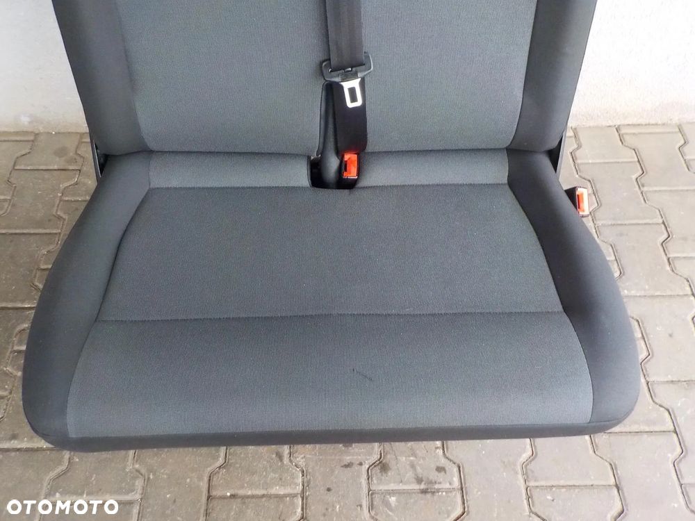 VW T5 T6 FOTEL PODWÓJNY PASAŻERA PRZÓD DWÓJKA - 3