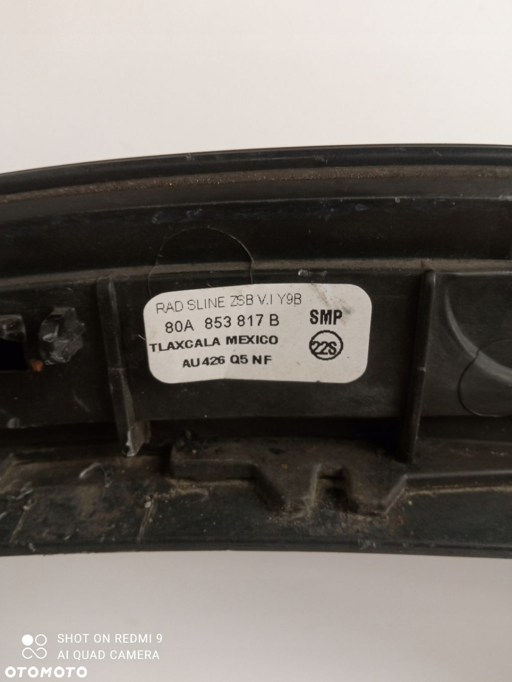 LISTWA BŁOTNIKA LEWY TYŁ AUDI Q5 II S-LINE 80A853817B - 8