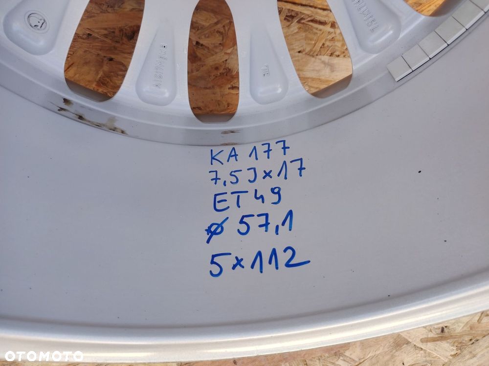 SKODA SUPERB 3T0601025G FELGI ALUMINIOWE KOMPLET X4 ET49 57,1 5X112 - 7