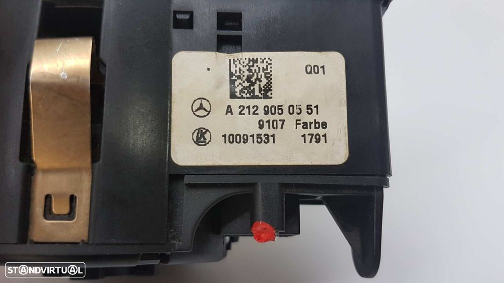 COMANDO DAS LUZES MERCEDES CLASE E (W212) LIM. 220 CDI BLUEEFFICIENCY (212.002) - 2