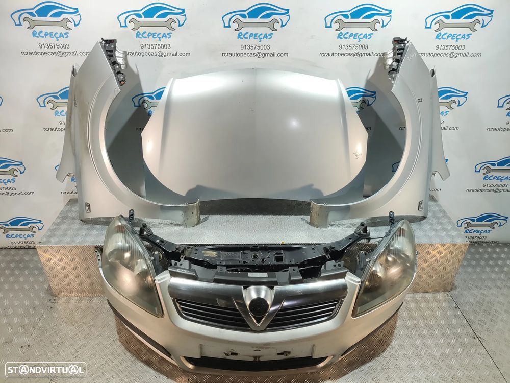 FRENTE COMPLETA OPEL ZAFIRA B A05 CAPOT PARACHOQUES GUARDA-LAMAS OTICAS RADIADOR VENTILADOR FRENTE FIBRA REFORÇO - 21
