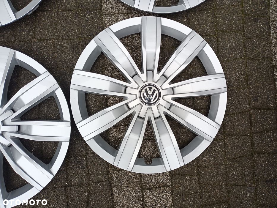 17" Kołpaki VW Tiguan Komplet Oryginaln Bardzo Ładne Golf Caddy Passat - 3