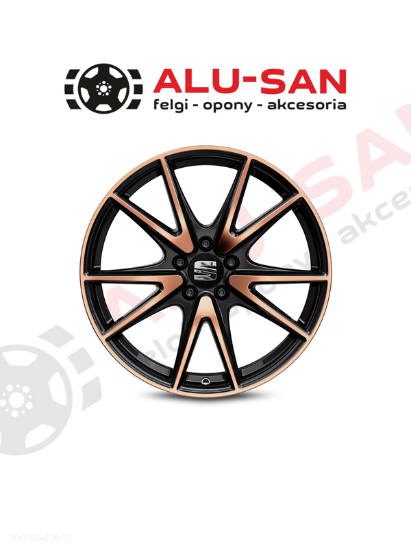 NOWE ALUFELGI 18" SEAT Alhambra Altea Born Leon Toledo - Miedziany