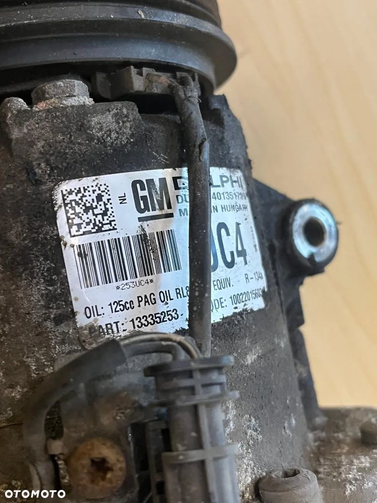 Kompresor sprężarka klimatyzacji DELPHI 13335253 Opel Insignia A Zafira C Astra J Meriva B 1.4 - 2