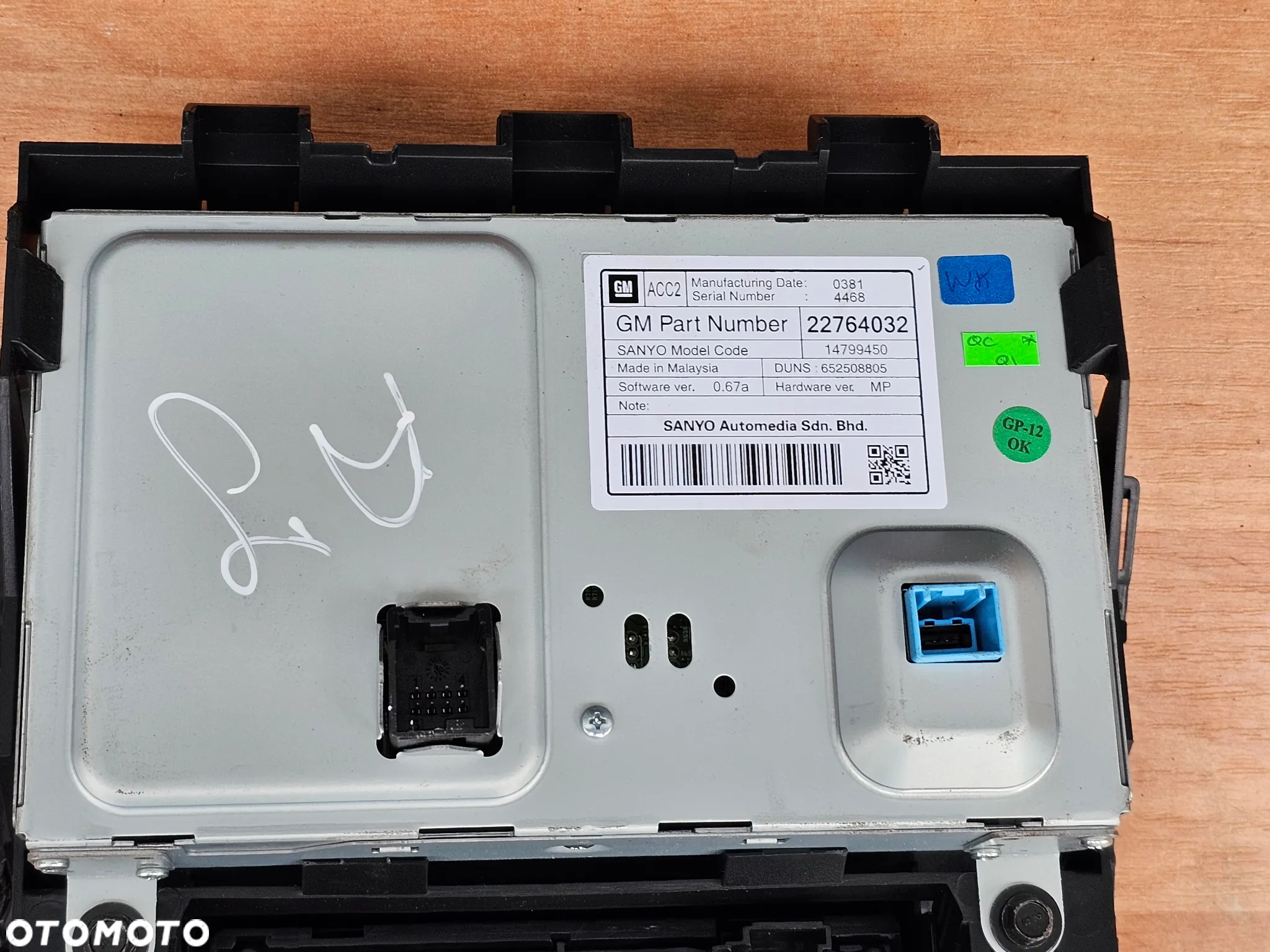 RADIO NAWIGACJA KOLOROWA OPEL ASTRA J DVD 800 KOMPLET 95326942 - 6