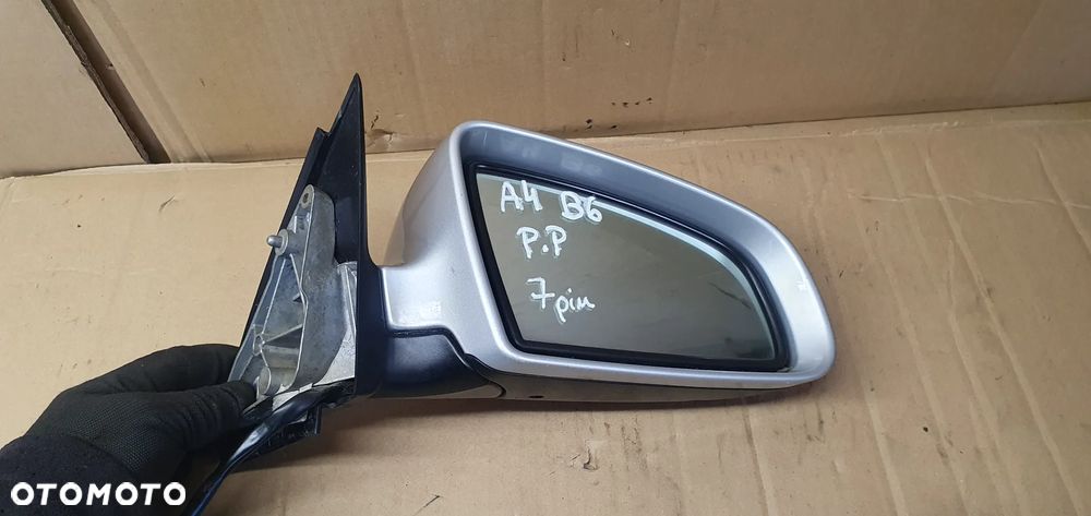 Lusterko prawe Audi A4 B6 7 PIN Europa LY7W - 6