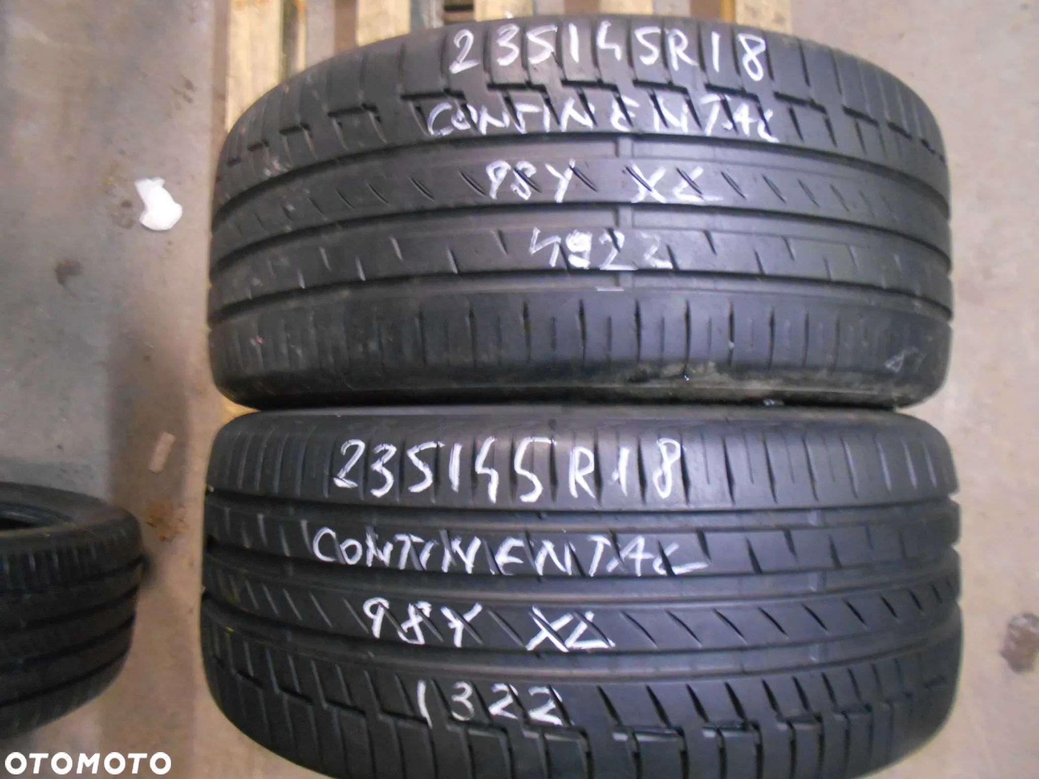 OPONY 235/45R18 CONTINENTAL PREMIUM CONTACT 6 XL DOT 4922 8MM - 1