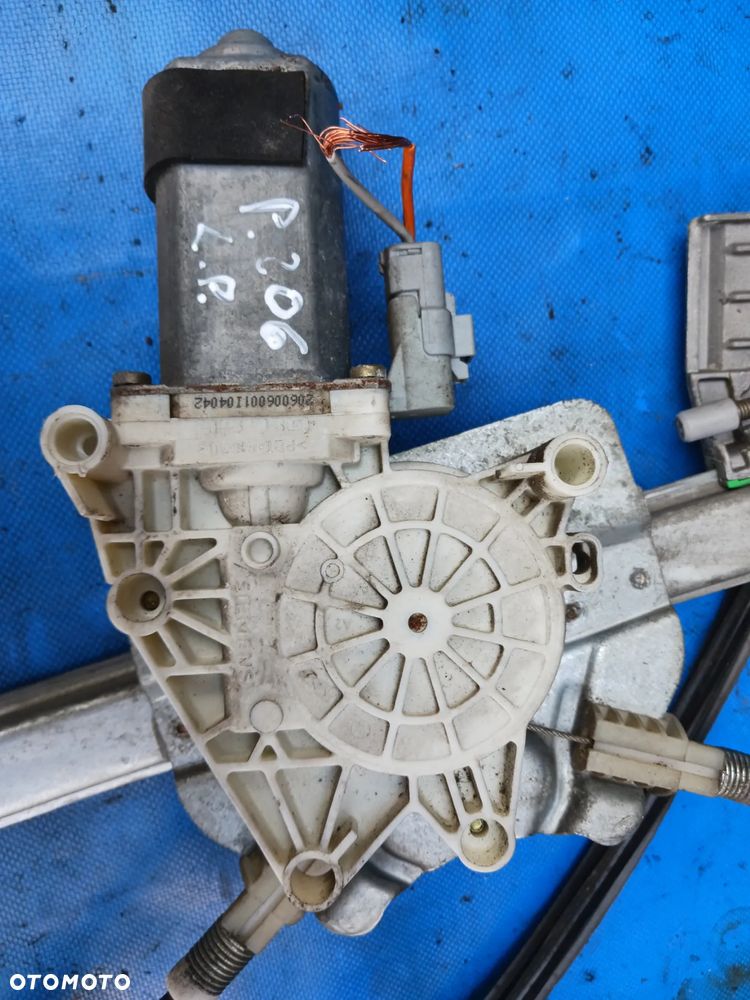 Podnośnik mechanizm podnoszenia szyby Peugeot 206 CC Cabrio przód przedniej tył tylnej prawej prawa tylna uchylnej pasażera kierowcy - 14