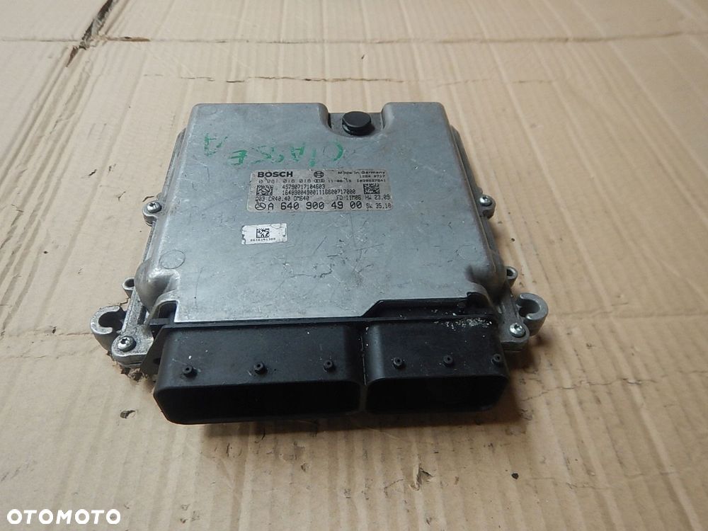 komputer silnika mercedes w169 w245 a6409004900 0281018018 - 2
