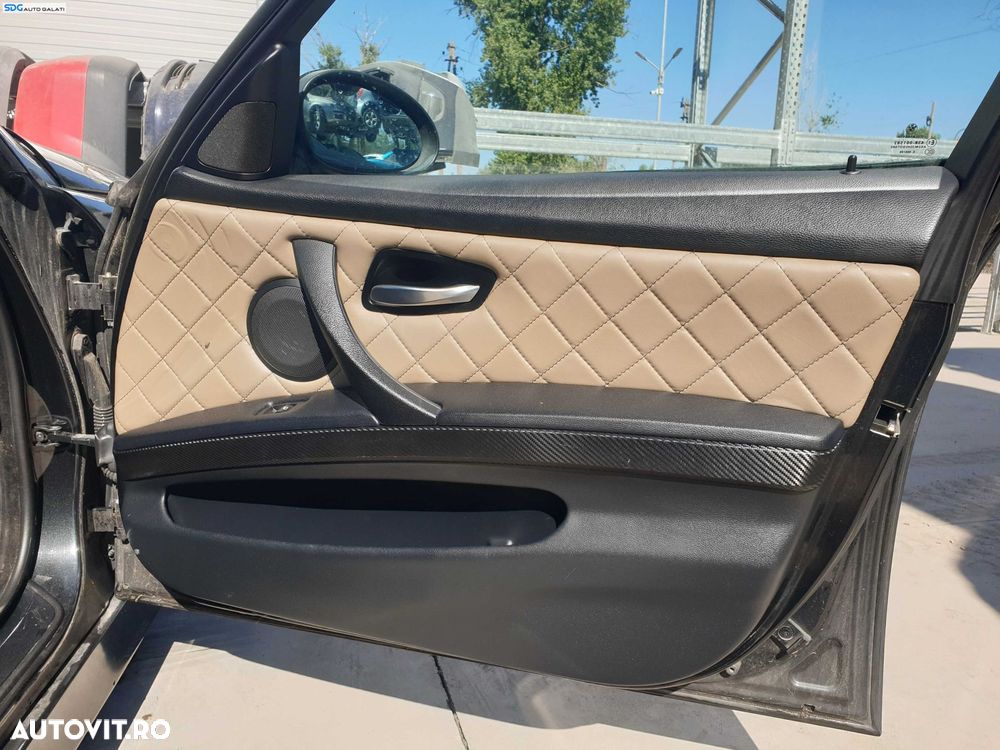 Set 4 Fete de Usi Tapiterii Tapiterie Interioara Portiere Stanga Dreapta Fata Spate Custom Retapitate cu Imperfectiuni BMW Seria 3 E91 Break Combi 2004 - 2011 [K7288] - 6