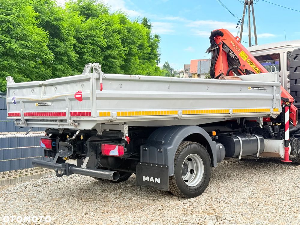 MAN MAN TGL 12-240 Kiper Wywrotka 4x2 Kran PALFINGER PK 12500 BARDZO DOBRY STAN - 35