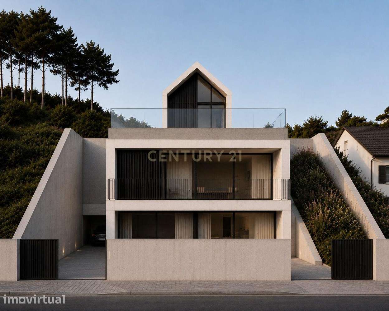 Terreno em Canidelo com projeto aprovado de Franca Arquitetura - Grande imagem: 2/15