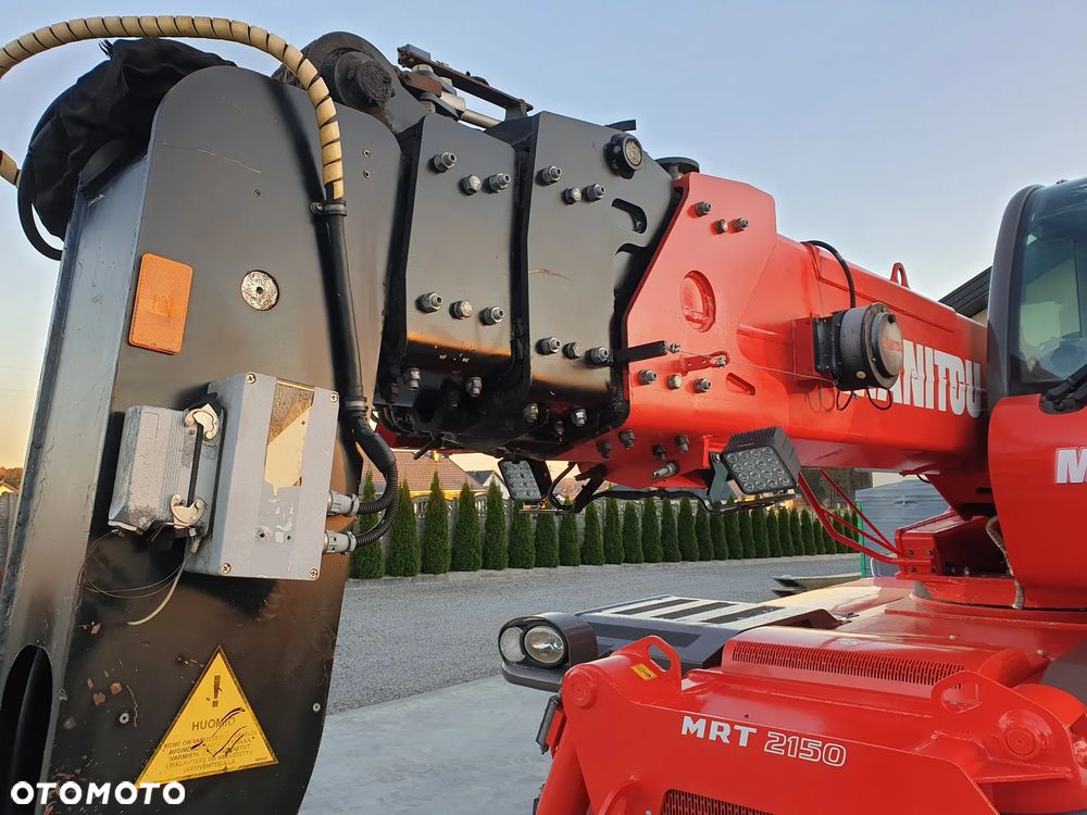 Manitou MRT ROTO 2150 Privilege KOSZ/WIDŁY/PILOT SPROWADZONA SUPER STAN - 22