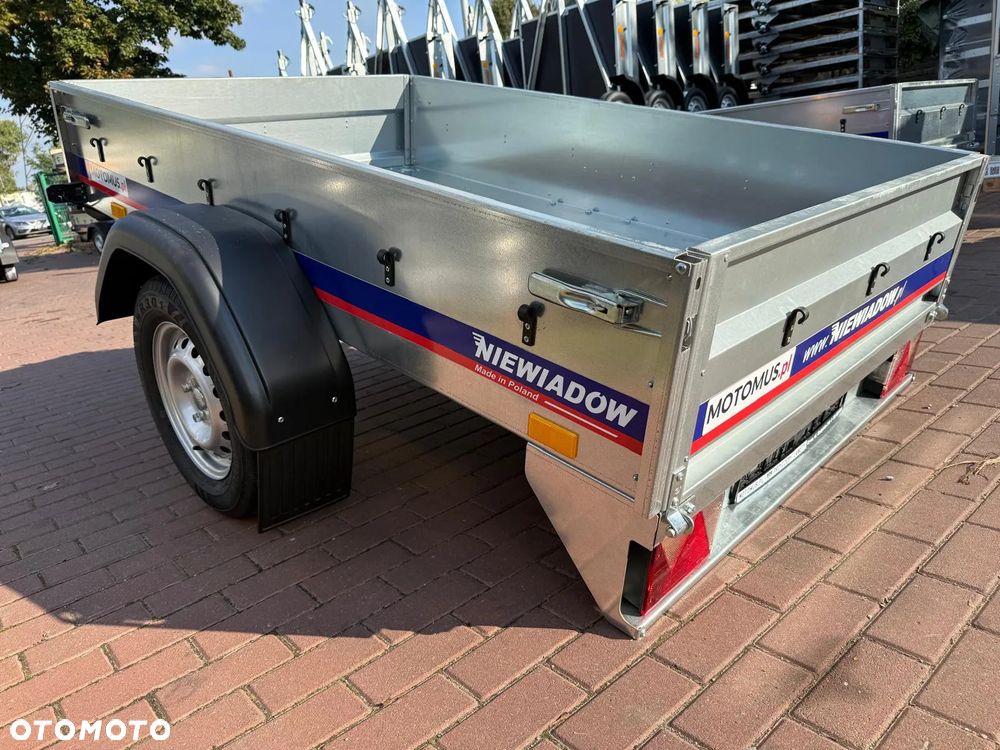 Niewiadów Przyczepa Niewiadów N421U 204x138x35cm 1 oś 750kg burty boczne 2mm Częstochowa MOTOMUS dostawa pod dom - 10