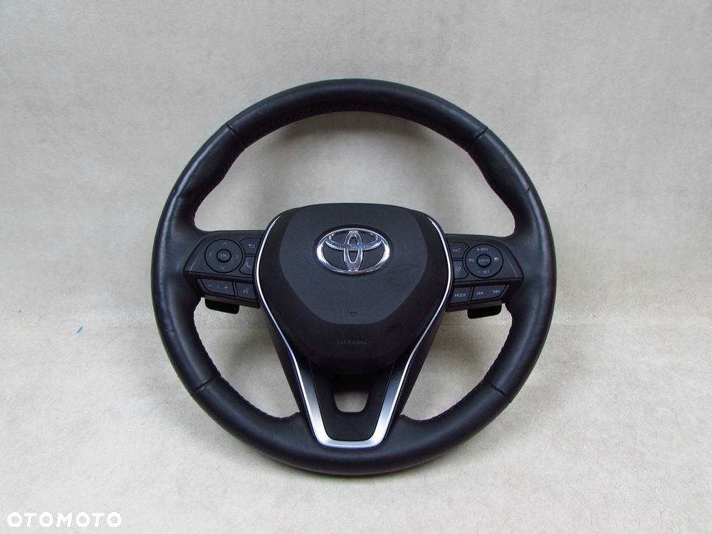 TOYOTA COROLLA XII E21 16-22 KIEROWNICA SKORA MULTIFUKCJA PODUSZKA AIRBAG - 1