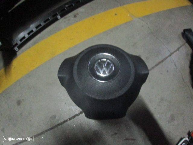 Kit Airbags 5K0880201P81U 5K0880204A 5K1880841D 5C0959655B 1K3857705AA 1K3857706AC 5K0959351  VW GOLF 6 2011 1.4I 80Cv 3P Preto PRETO - 6