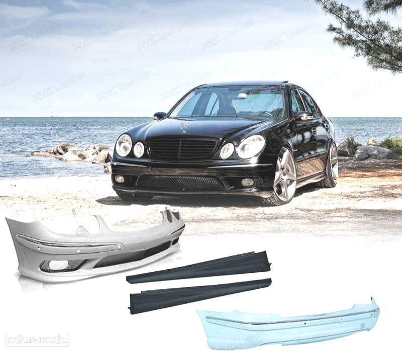 KIT CARROÇARIA MERCEDES CLASE E W211 02-06 LOOK AMG - 1
