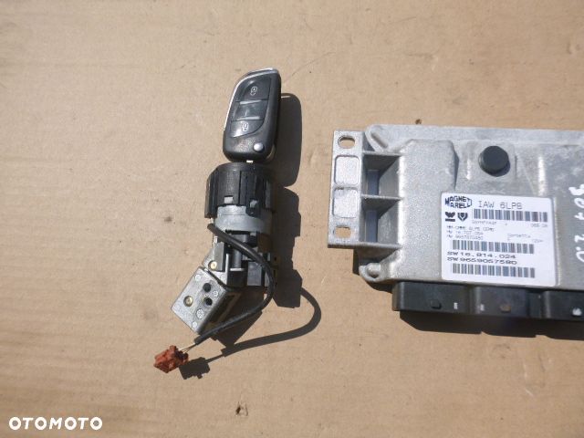 ZESTAW STARTOWY KOMPUTER STACYJKA BSI PEUGEOT 307 2.0 16V - 6